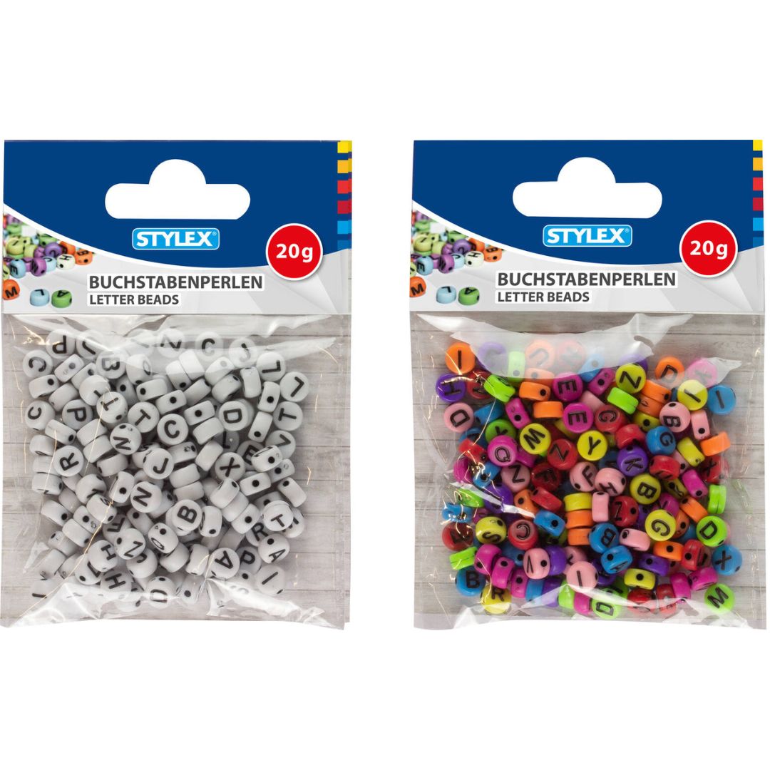 Stylex Letter Beads A Pack Of 20g x 1pc Assortment