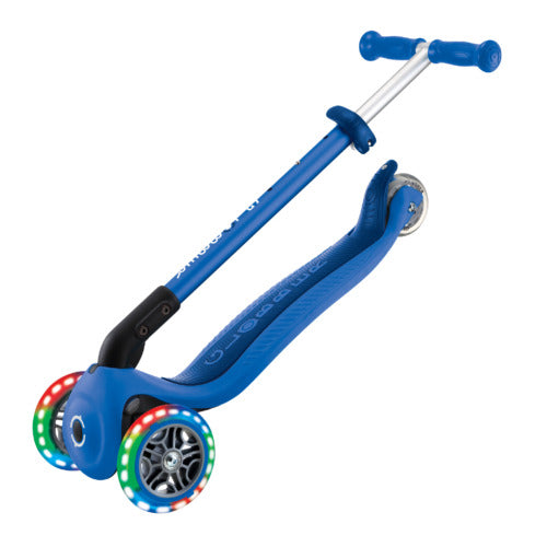 Globber Primo Foldable Lights Scooter +3y - Blue