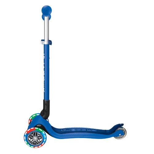 Globber Primo Foldable Lights Scooter +3y - Blue