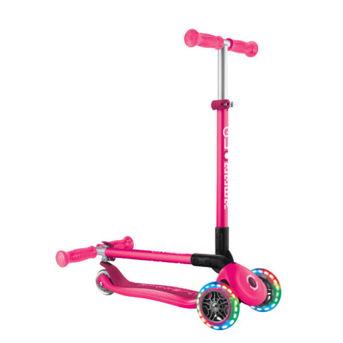 Globber Primo Foldable Lights +3y - Pink