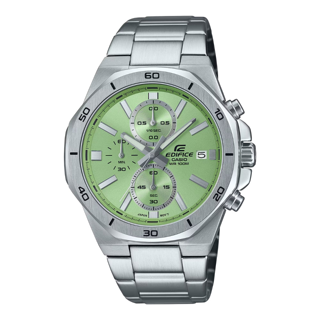 Casio Edifice EFV-640D-3AVUEF - Green/Silver Wrist Watch