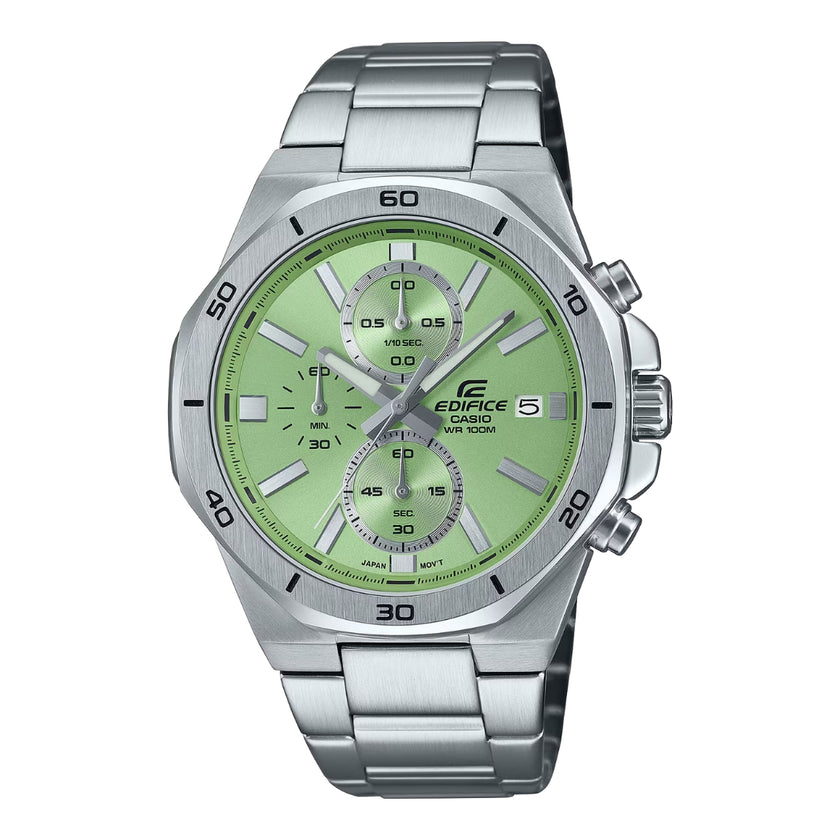 Casio Edifice EFV-640D-3AVUEF - Green/Silver Wrist Watch
