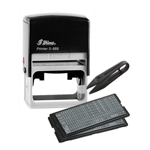 Shiny Self-Inking Printing Kit Printer S-889