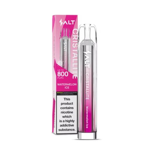Salt Cristallite E-Cigarette Up To 800 Puffs 20mg 2ml - Watermelon Ice
