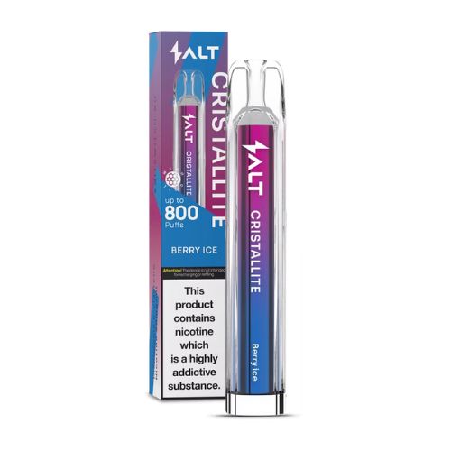 Salt Cristallite E-Cigarette Up To 800 Puffs 20mg 2ml - Berry Ice