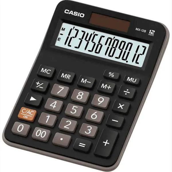 Casio Core Functions MX-12B Desk Calculator Black
