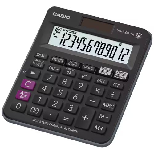 Casio MJ-120D Plus Check & Correct Desktop Calculator