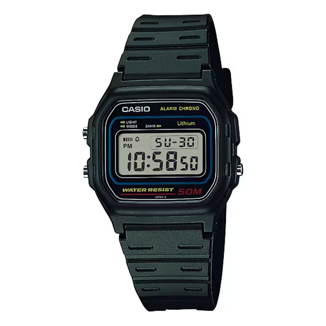 Casio W-59-1VQES - Black Wrist Watch