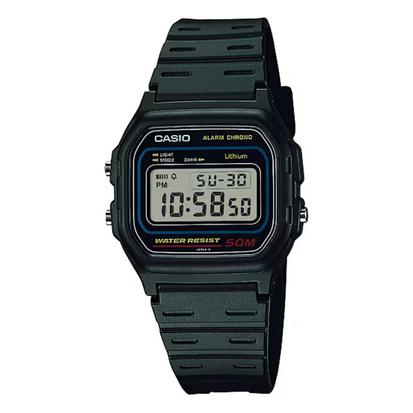 Casio W-59-1VQES - Black Wrist Watch