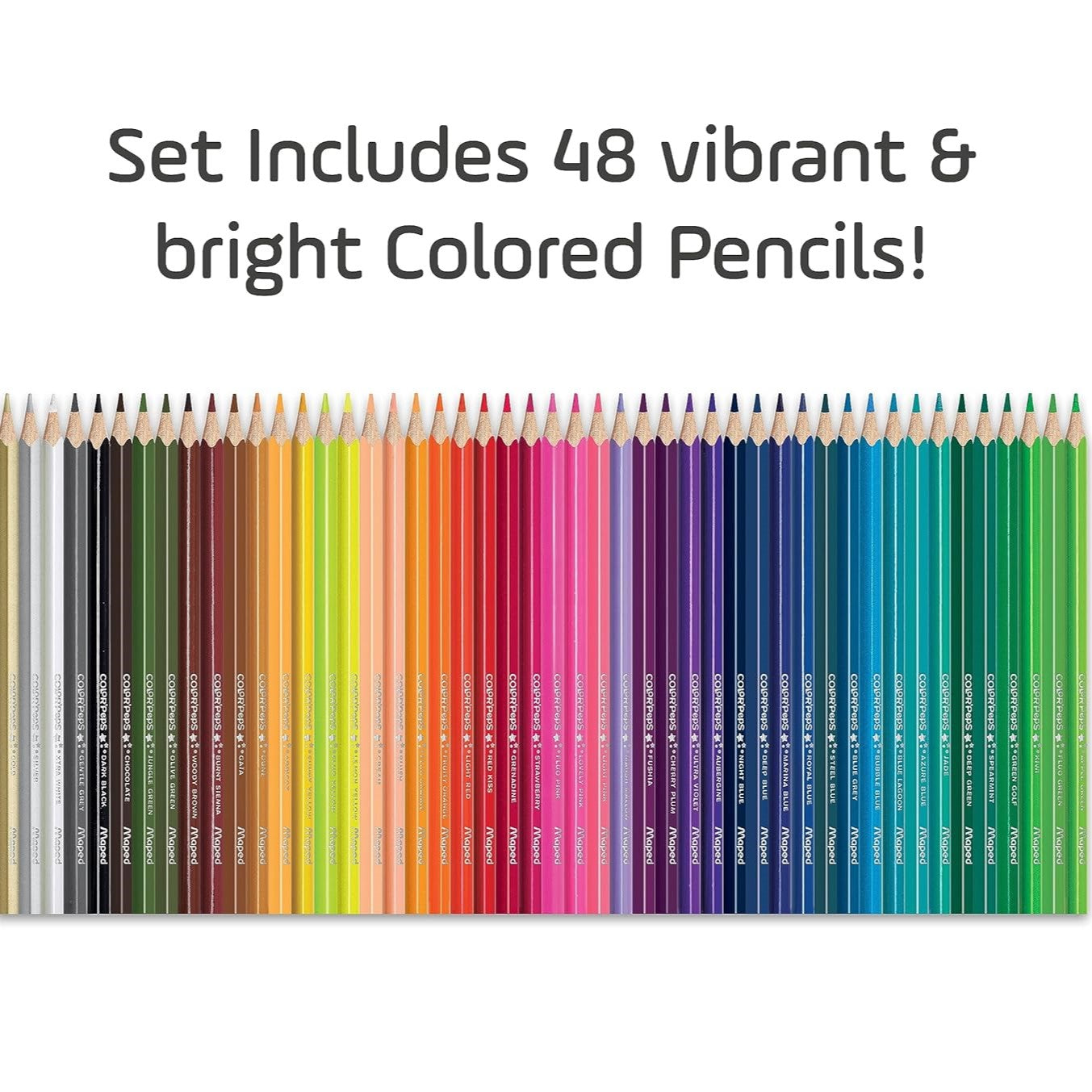 Maped Color'Peps Star Colour Pencils A Pack Of 48pcs