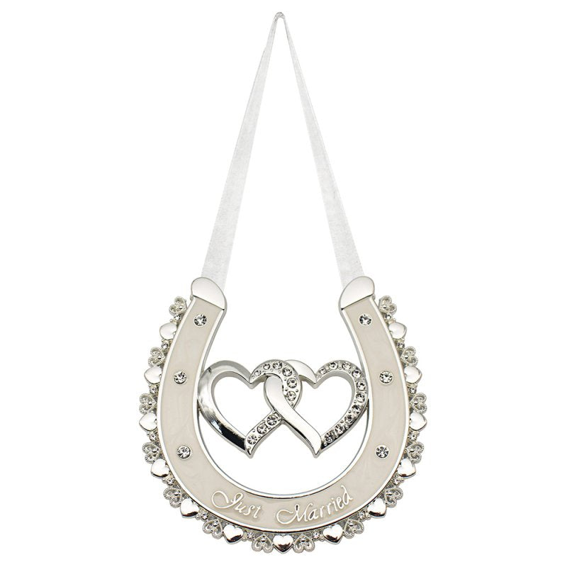 L&P Wedding Horseshoe Keepsake - Just Married