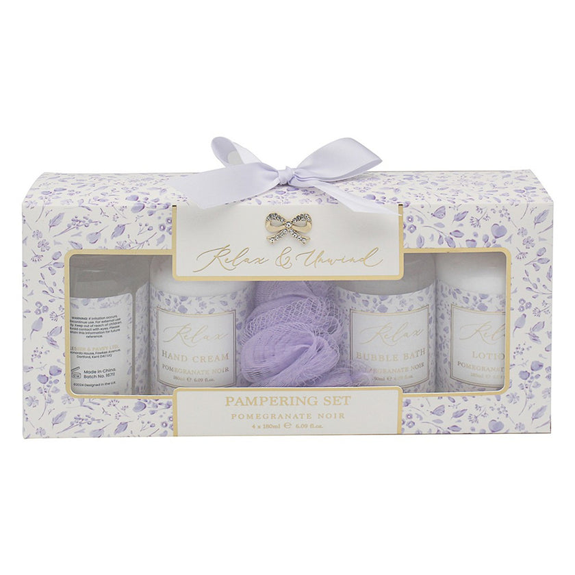 L&P Pampering Set - Pomegranate Noir