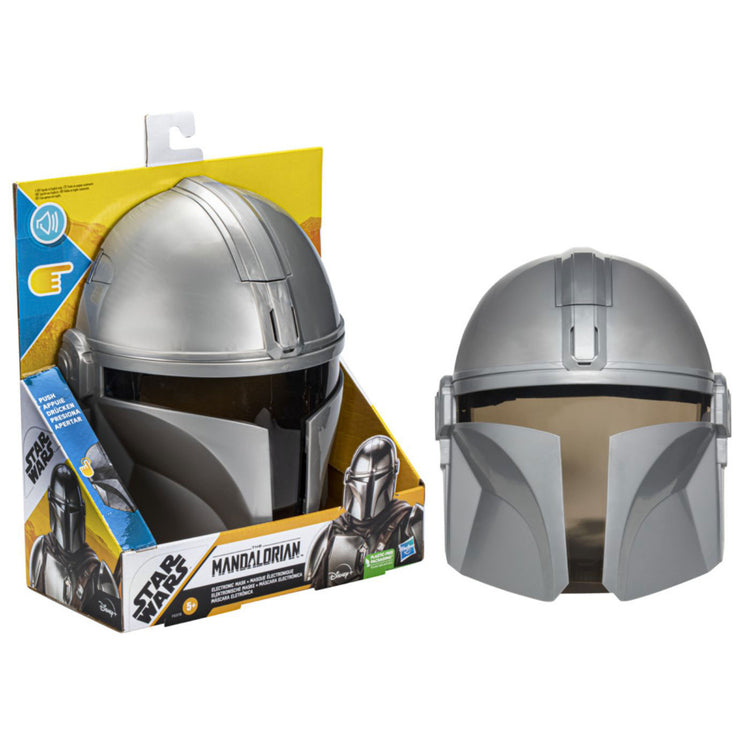 Star Wars The Mandalorian Electronic Mask with Phrases and Sound Effects