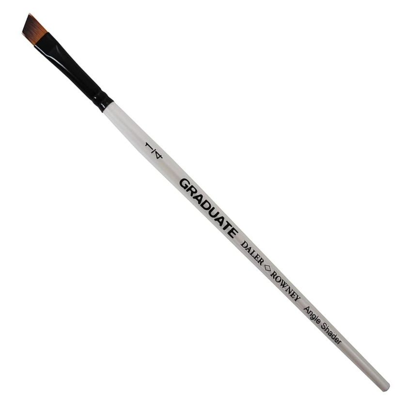 Daler-Rowney Graduate Synthetic Hair Brush - 1/4 Angle Shader