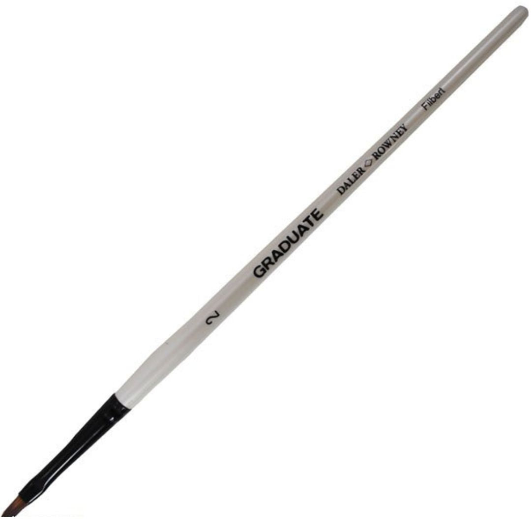 Daler Rowney Graduate - Synthetic - FILBERT - Various Sizes