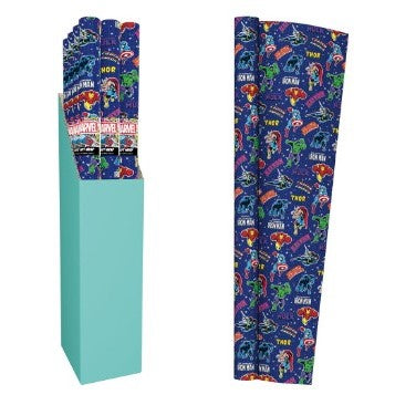 Gift Wrapping Paper Roll 0.69 x 2m - Marvel Avengers