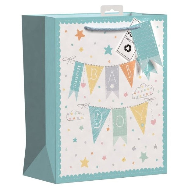 Giftmaker Gift Bag Medium 33 x 26.5cm - Baby Boy