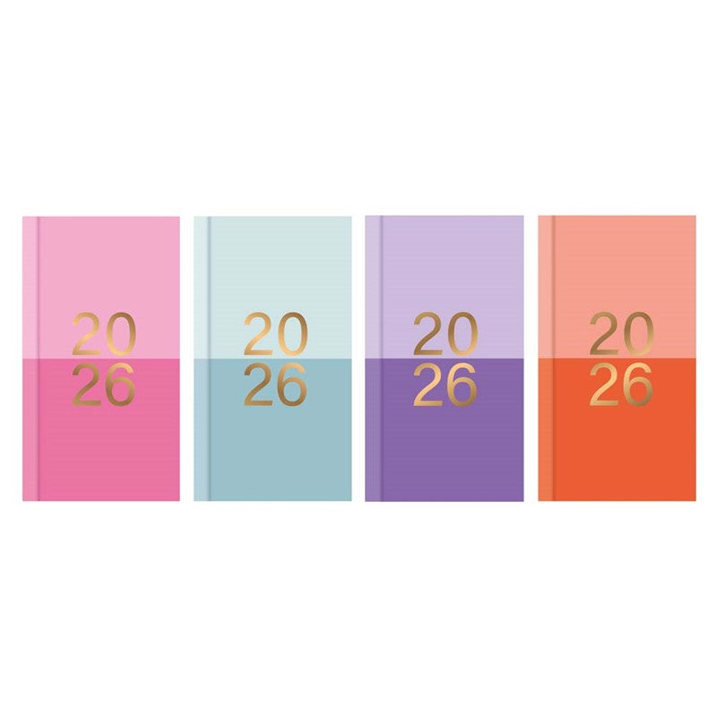 Slim Tallon Diary Week To View 2026 - Trend x 1pc Assortment