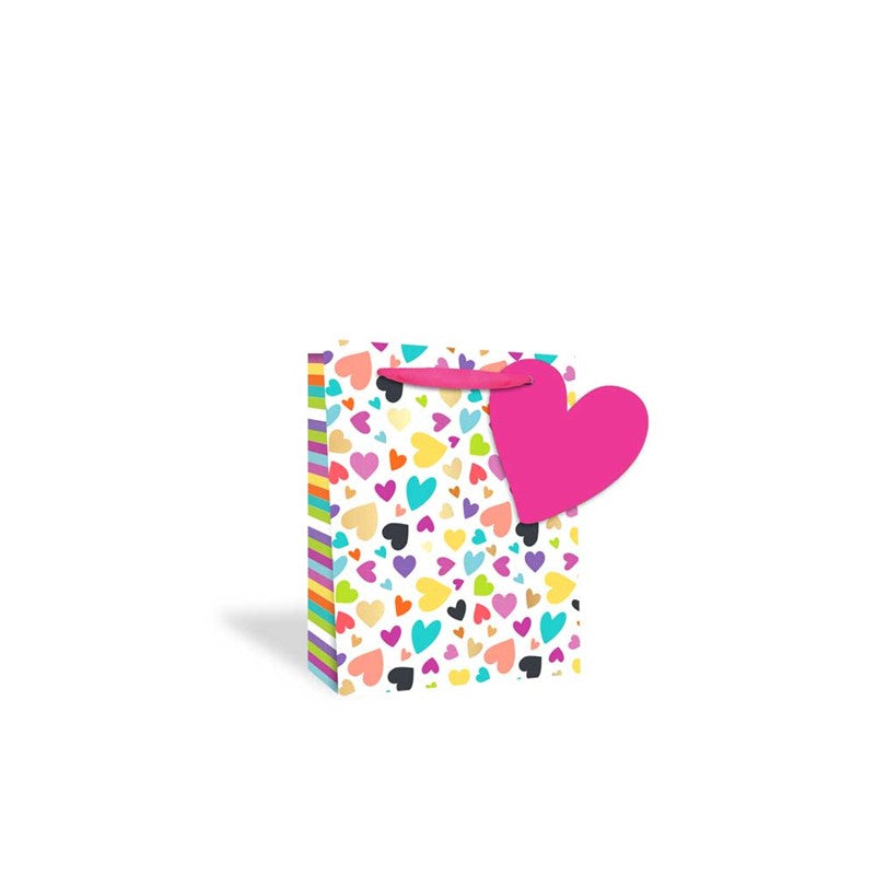 Tallon Gift Bag Small 14 x 11cm - Hearts