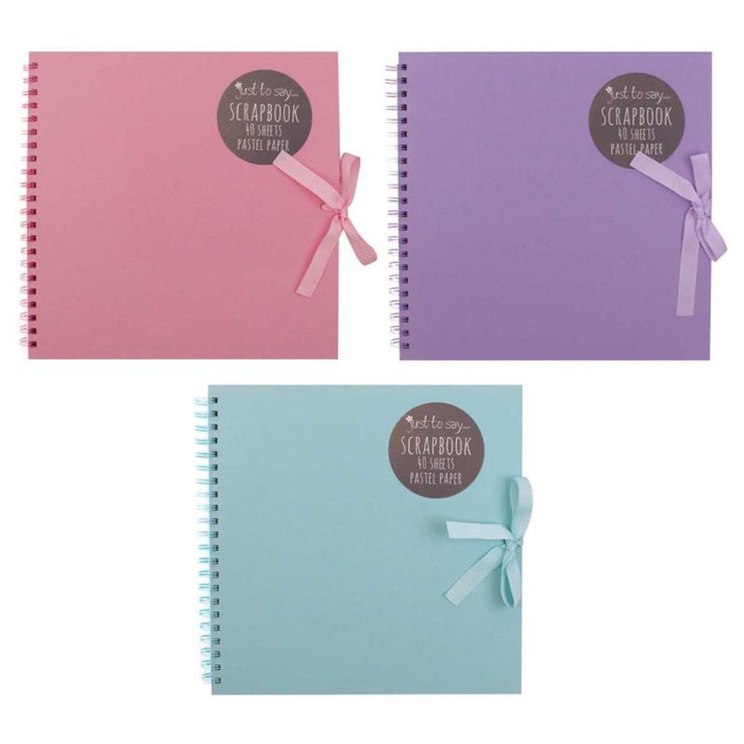 Tallon Big Scrapbook 40 Sheets - Pastel x 1pc Assortment