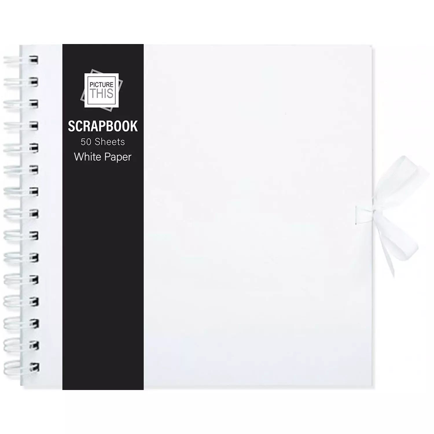 Tallon Small Scrapbook 50 Sheets - White Paper