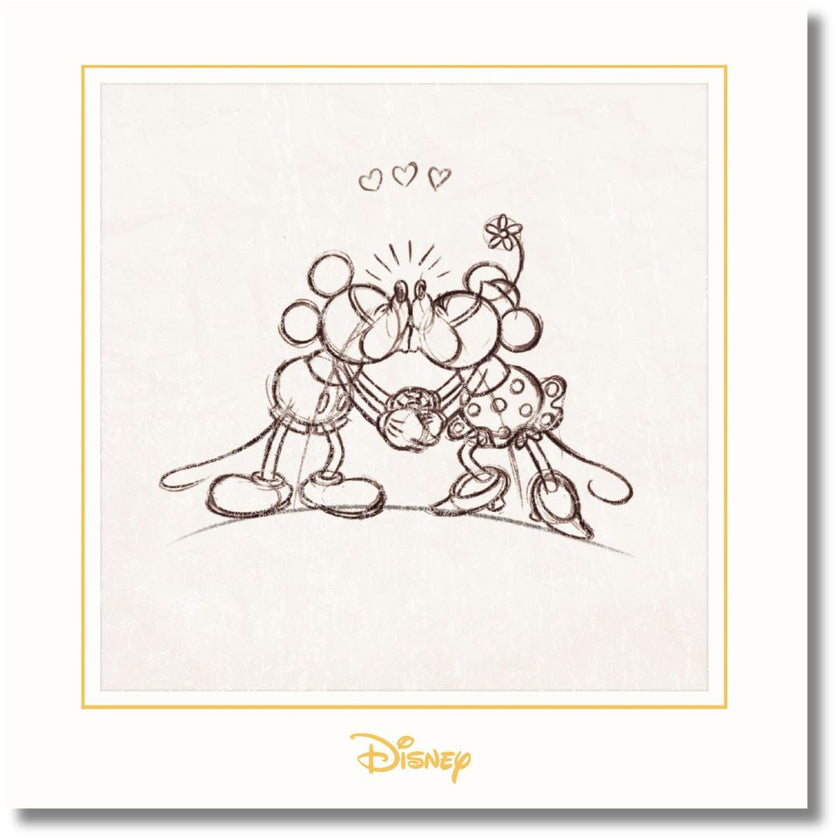 Disney Mickey & Minnie Blank - Greeting Card