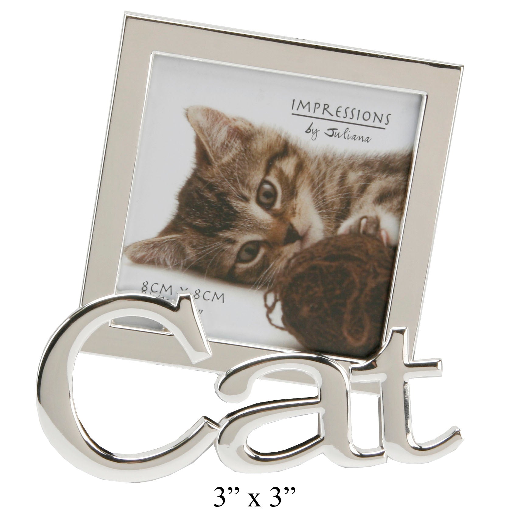 Silver Plated Frame - Cat
