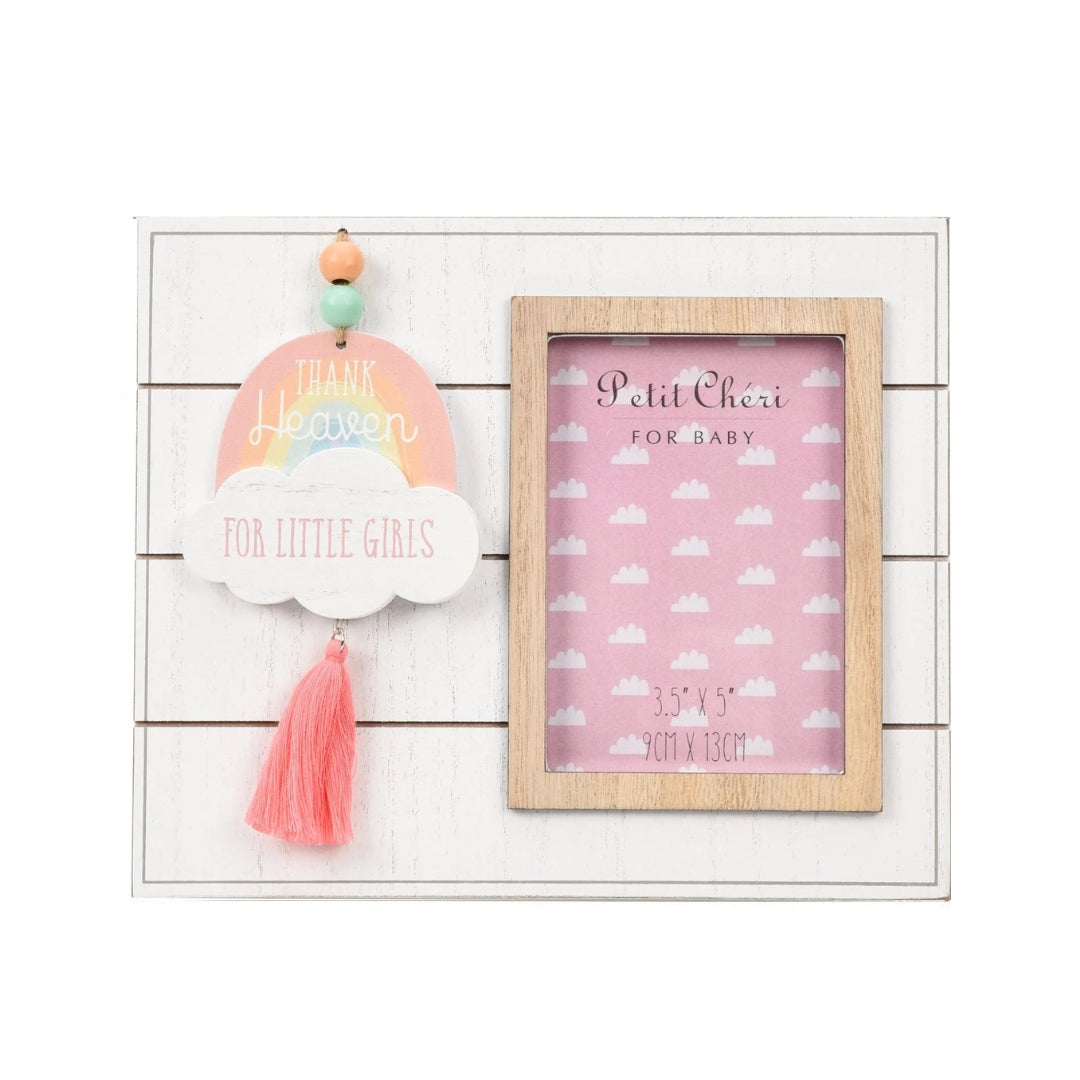 Petit Cheri Photo Frame 9 x 13cm - Thank Heaven For Little Girls