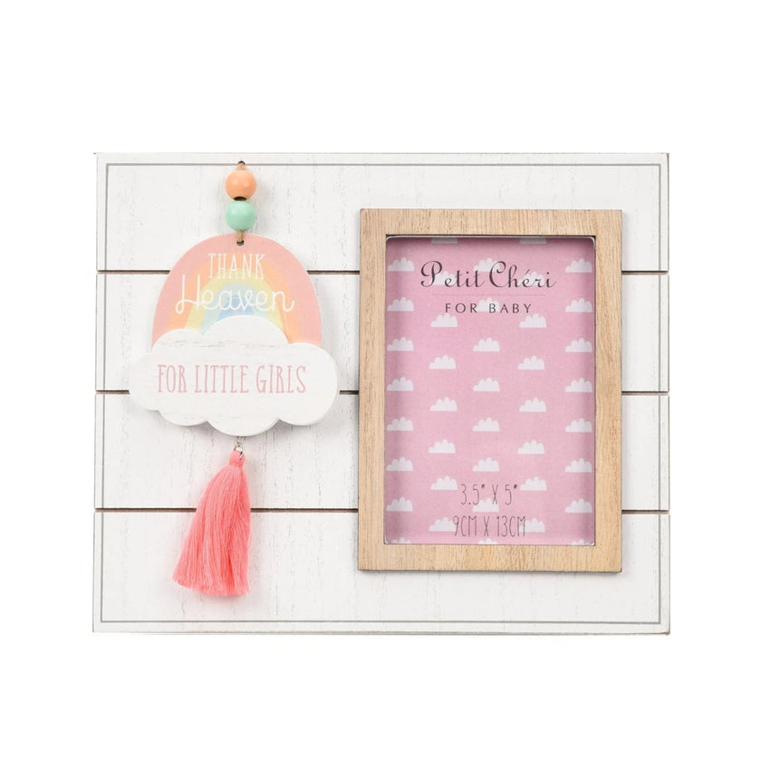 Petit Cheri Photo Frame 9 x 13cm - Thank Heaven For Little Girls