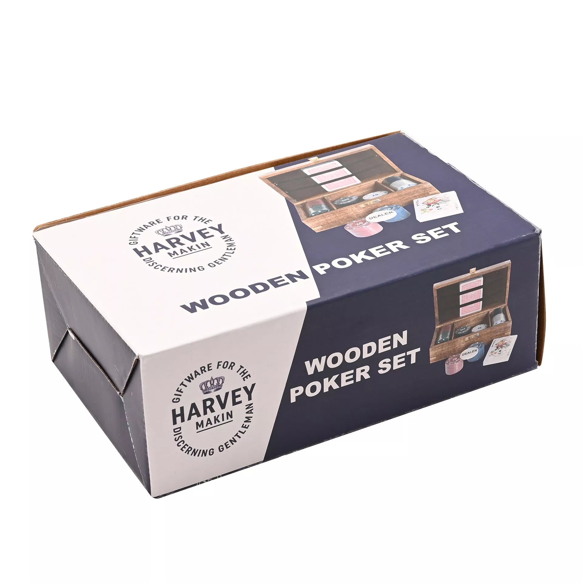 Harvey Makin Wooden Poker Set