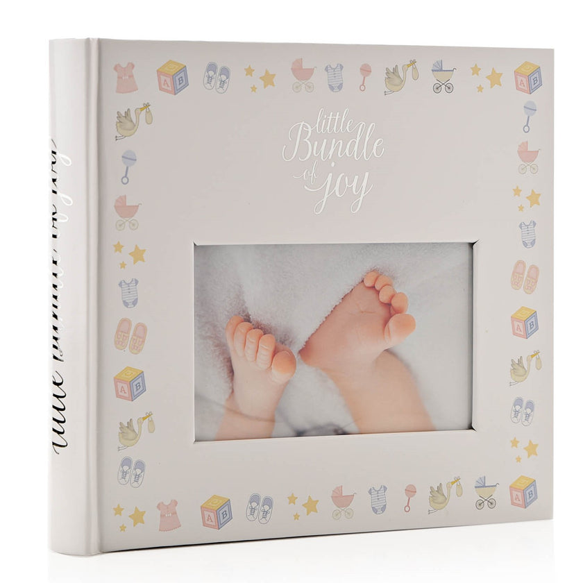 Hello Baby Photo Album 160 Pockets 10 x 15cm - Little Bundle Of Joy