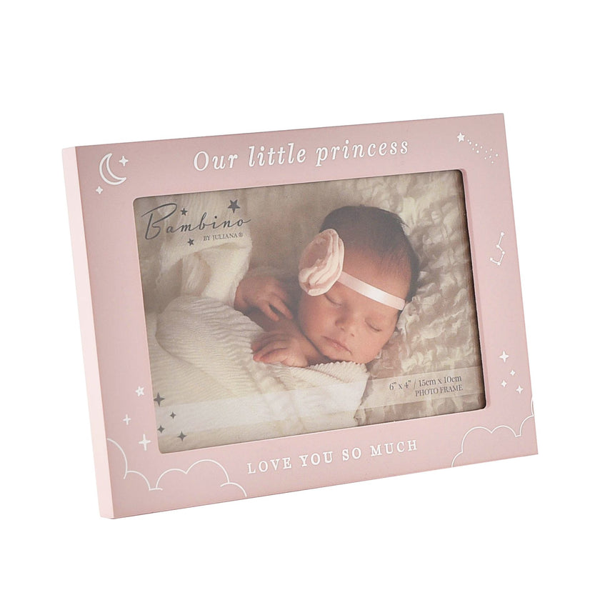 Bambino Wooden Frame 10 x 15cm - Little Princess