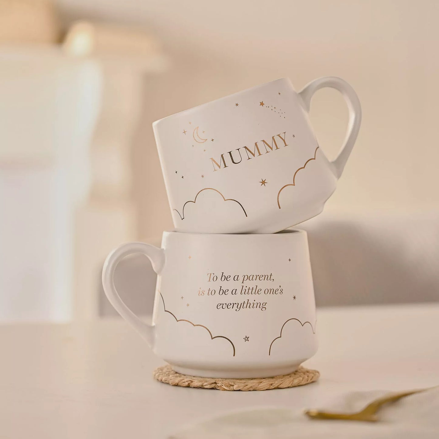 Bambino Mugs A Set Of 2pcs - New Mummy & Daddy