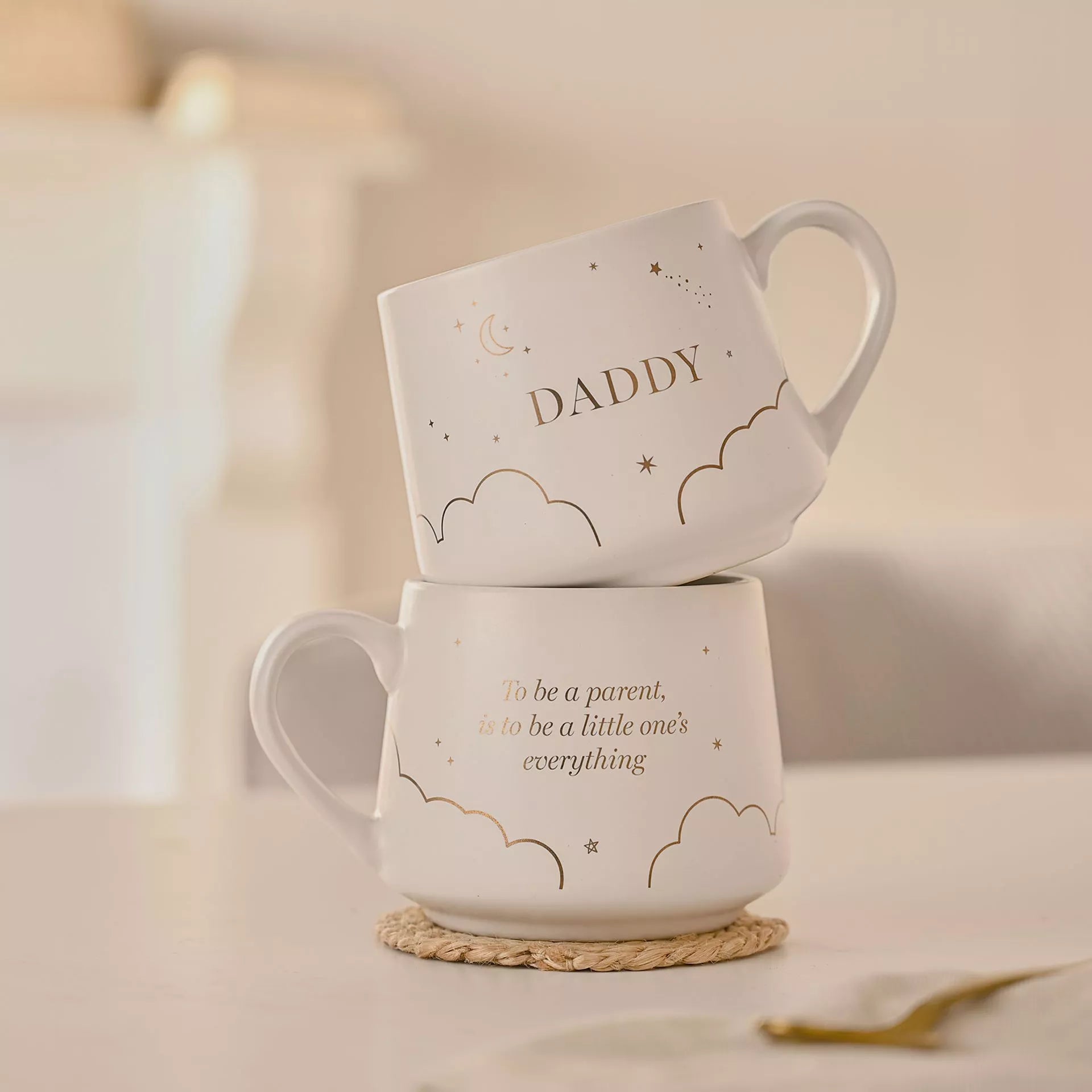 Bambino Mugs A Set Of 2pcs - New Mummy & Daddy
