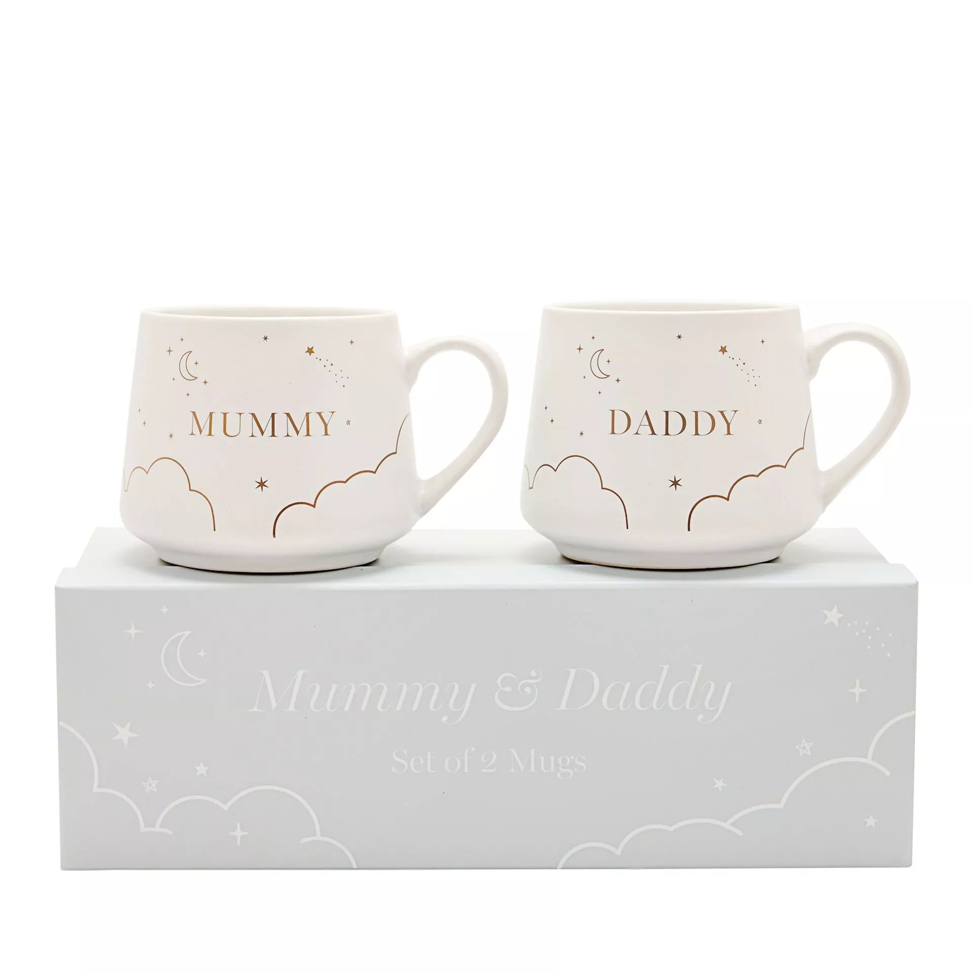 Bambino Mugs A Set Of 2pcs - New Mummy & Daddy