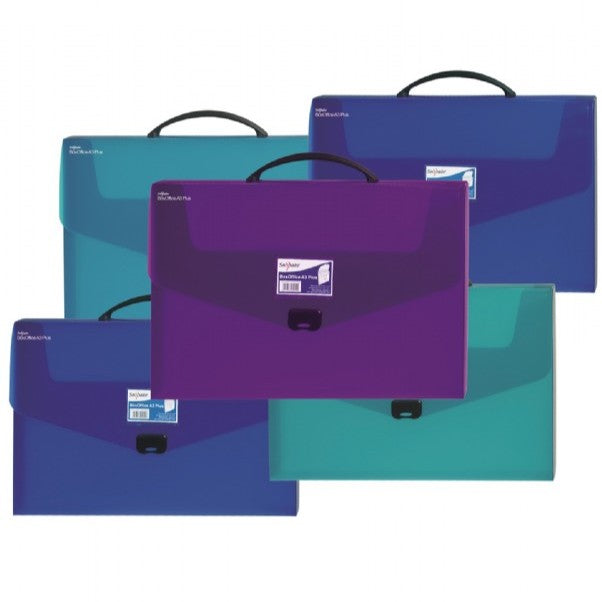 A3 Snopake BoxOffice Plus 30mm Storage Case Electra x 1pc Assortment