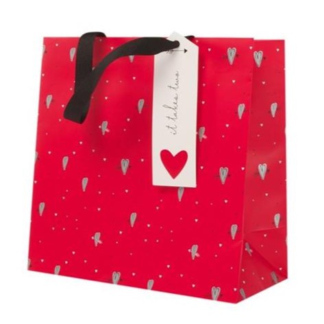 Hallmark Gift Bag Small 22 x 22cm - Hearts