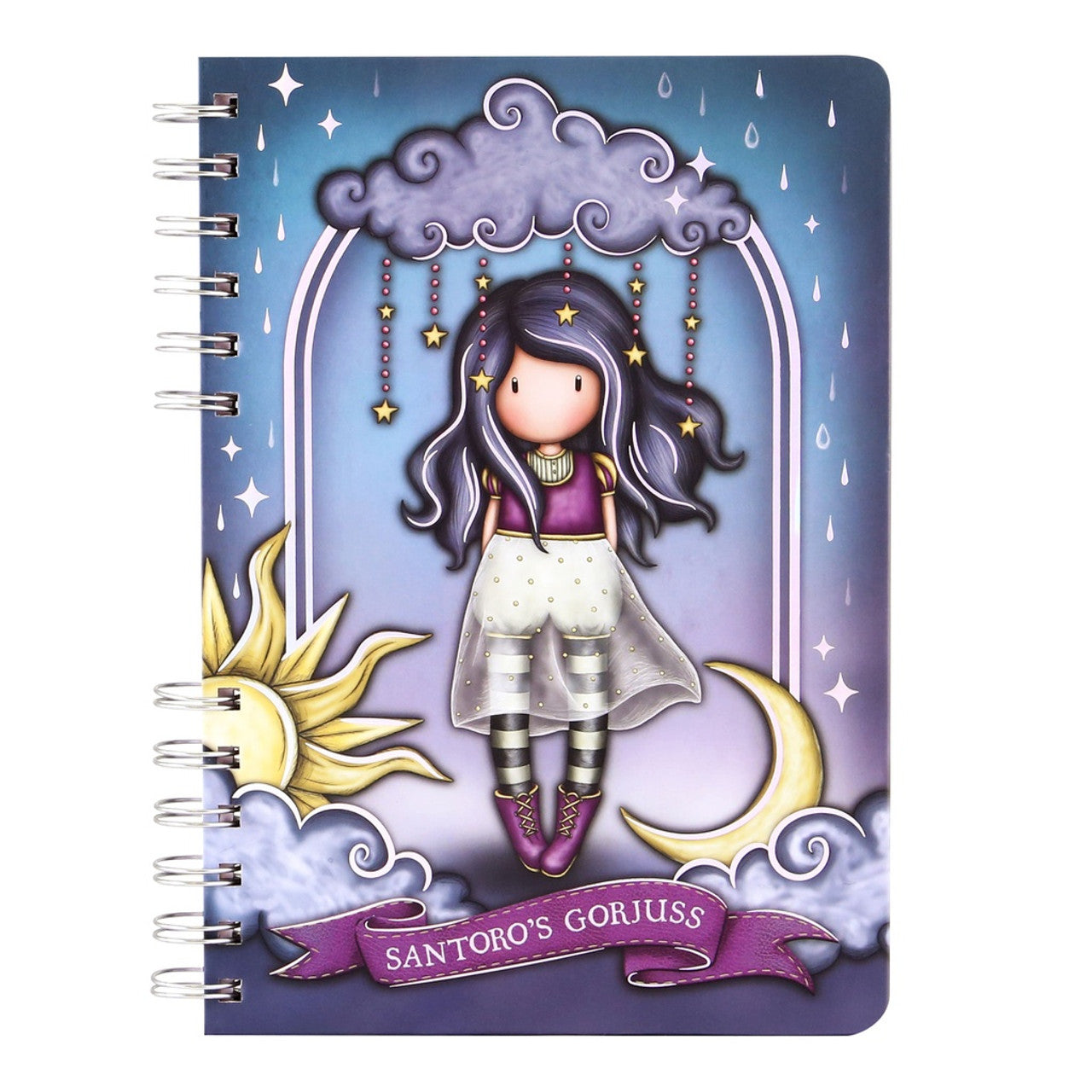 Santoro Gorjuss Wirobound Notebook - Little Storm Cloud