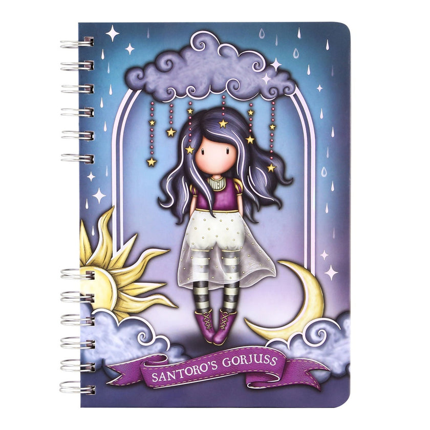 Santoro Gorjuss Wirobound Notebook - Little Storm Cloud