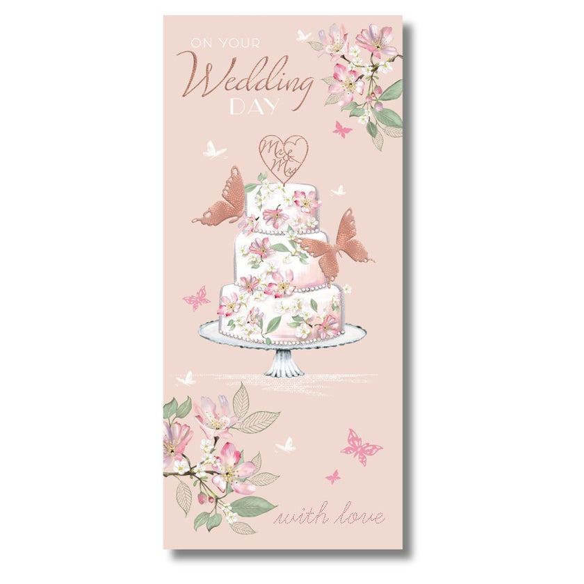 Noel Tatt On Your Wedding Day Mr & Mrs With Love - Money Wallet