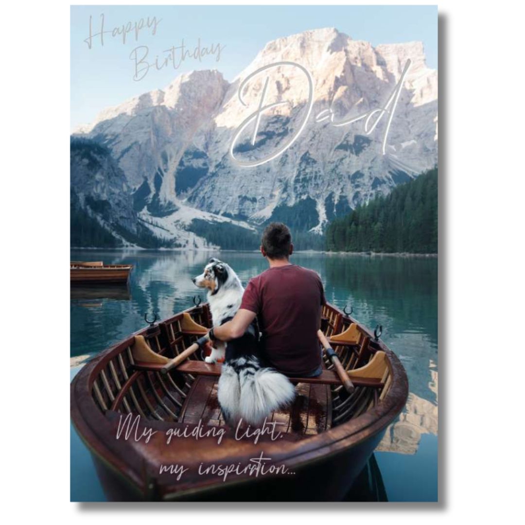 Noel Tatt Happy Birthday Dad - Greeting Card