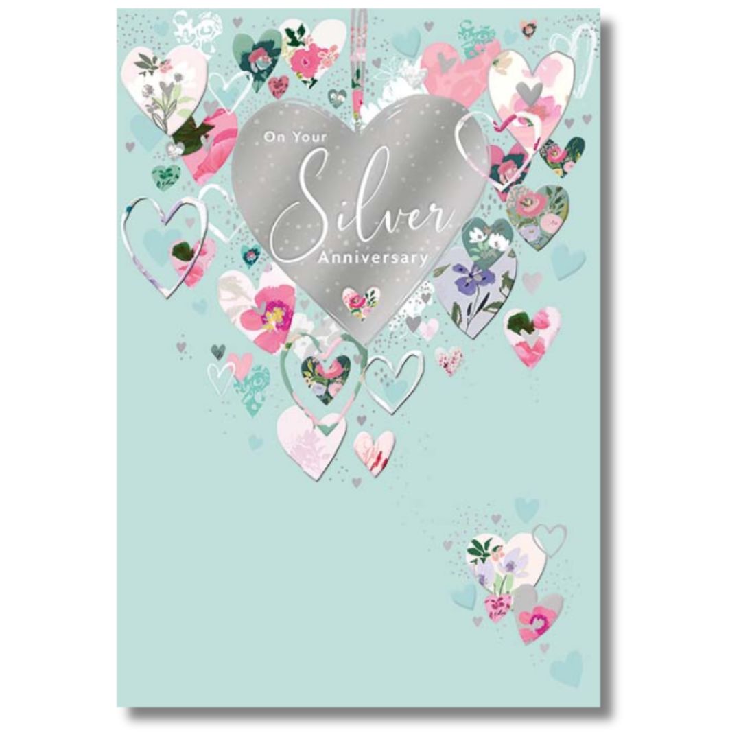 Noel Tatt On Your Silver Anniversary - Greeting Card