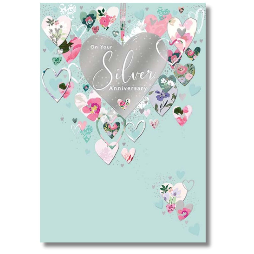 Noel Tatt On Your Silver Anniversary - Greeting Card