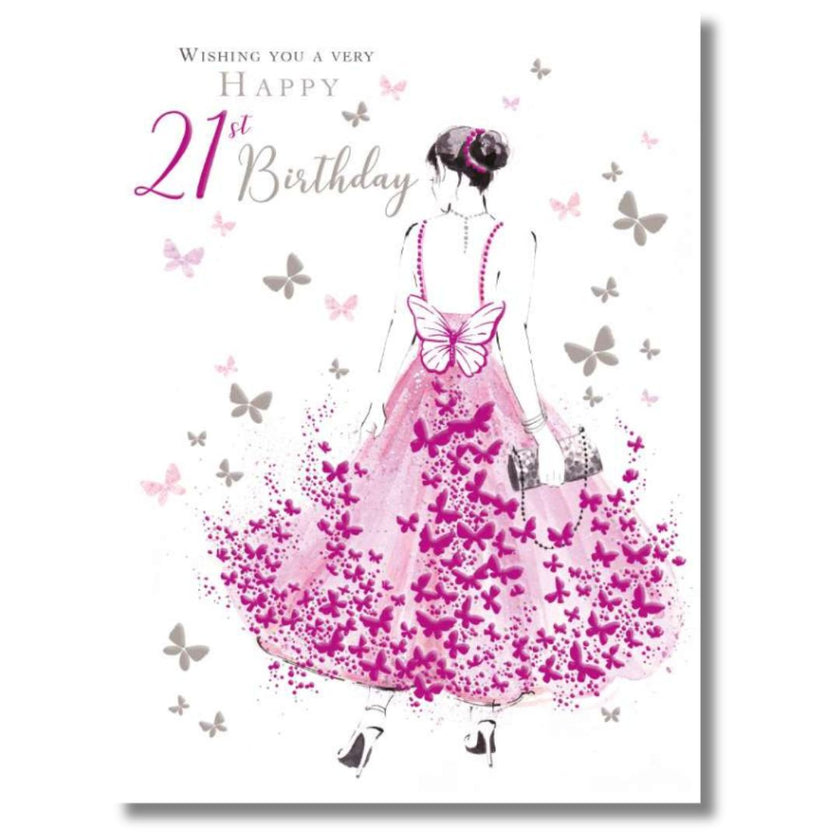 Noel Tatt Wishing You A Very Happy 21st Birthday - Greeting Card
