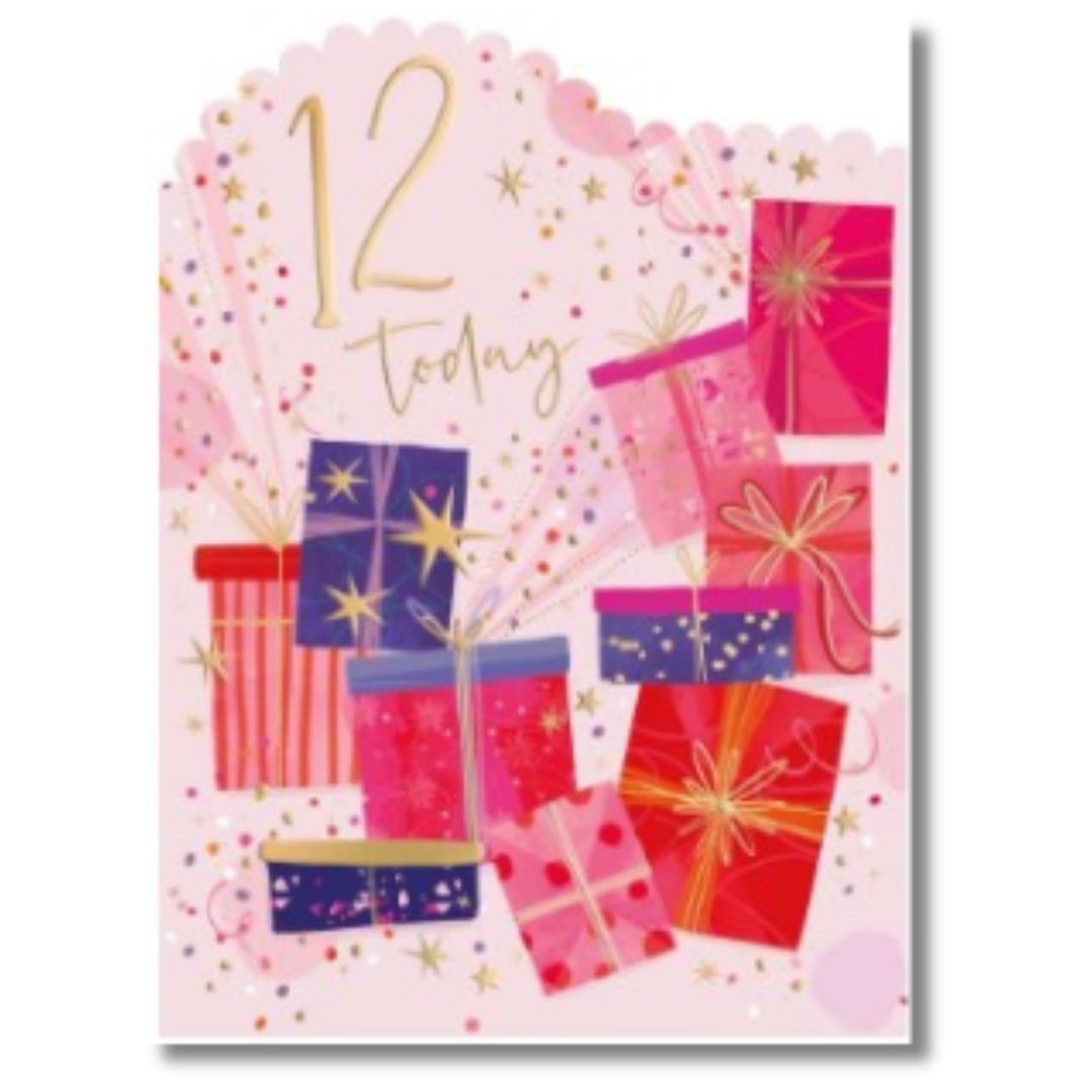 Noel Tatt 12 Today Birthday - Greeting Card