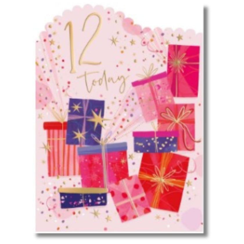 Noel Tatt 12 Today Birthday - Greeting Card