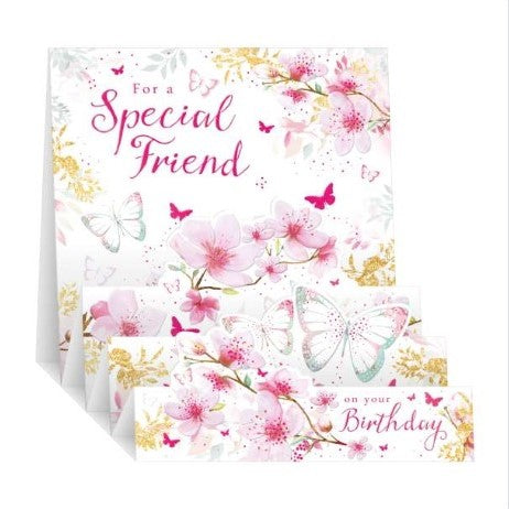 Noel Tatt Zig Zag For A Special Friend Birthday - Greeting Card