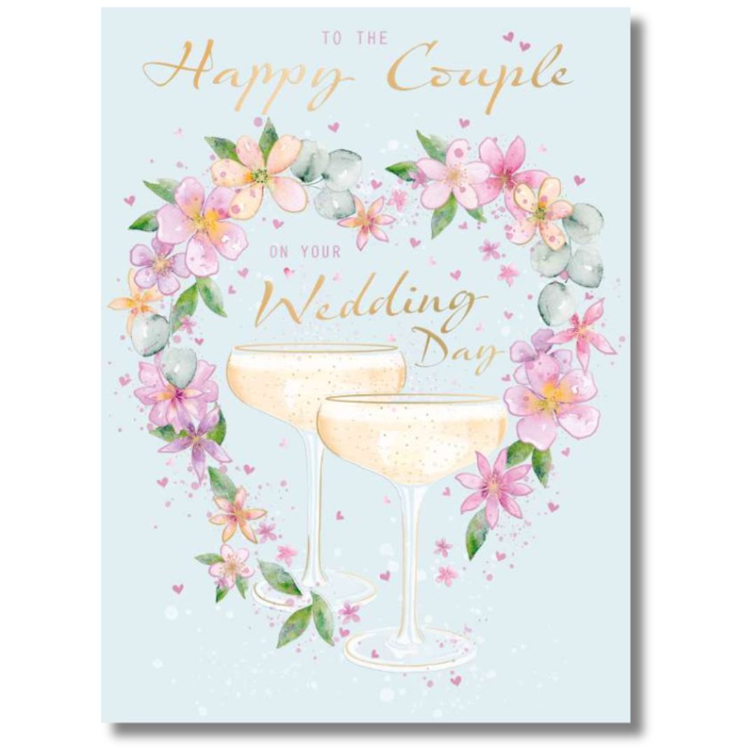 Noel Tatt To The Happy Couple On Your Wedding Day - Greeting Card