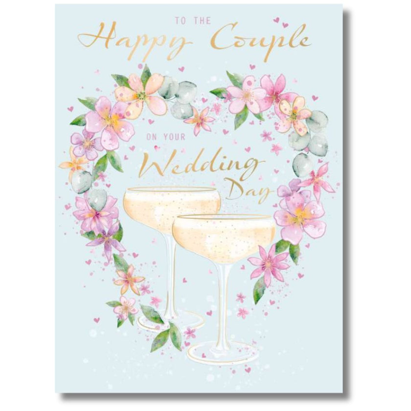 Noel Tatt To The Happy Couple On Your Wedding Day - Greeting Card