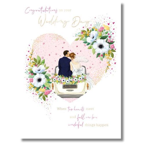 Noel Tatt Congratulations On Your Wedding Day - Greeting Card